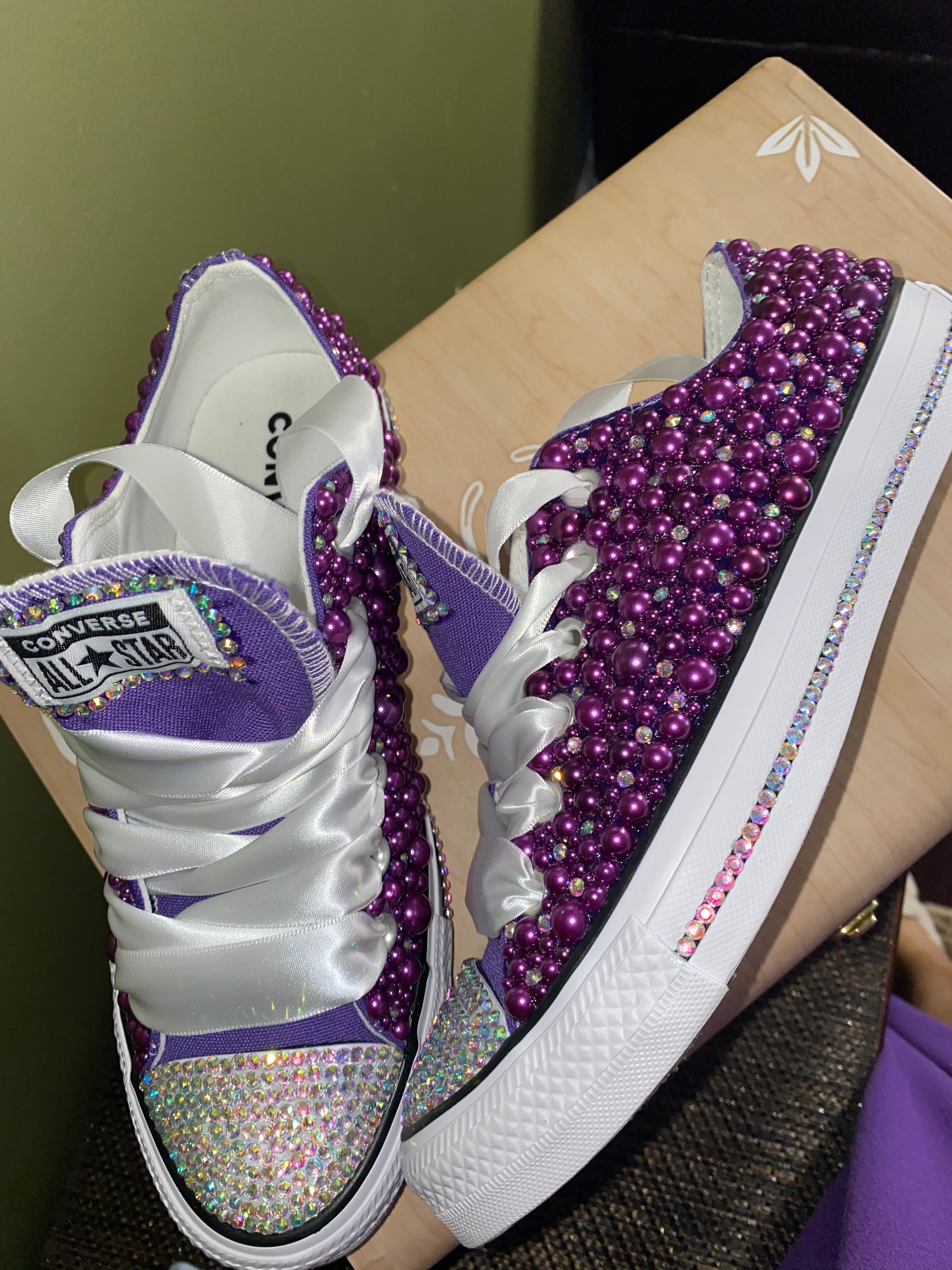 Customized Shoes Made to Order Life of Pearls