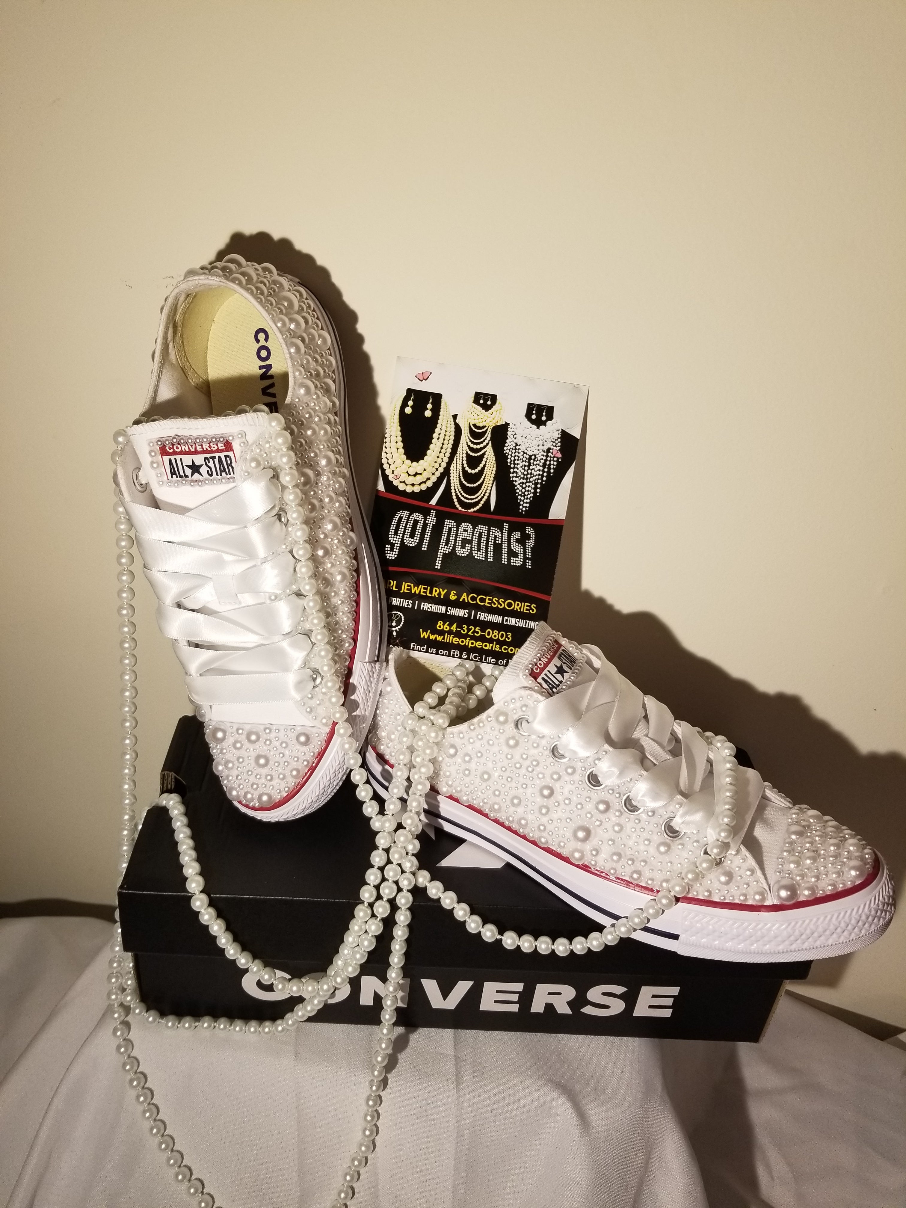 Og så videre I fare status Converse Pearl Chuck Taylors – Life of Pearls